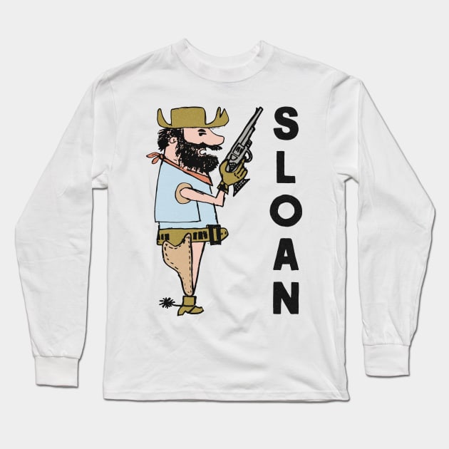 Sloan - Original Fan Artwork Long Sleeve T-Shirt by unknown_pleasures